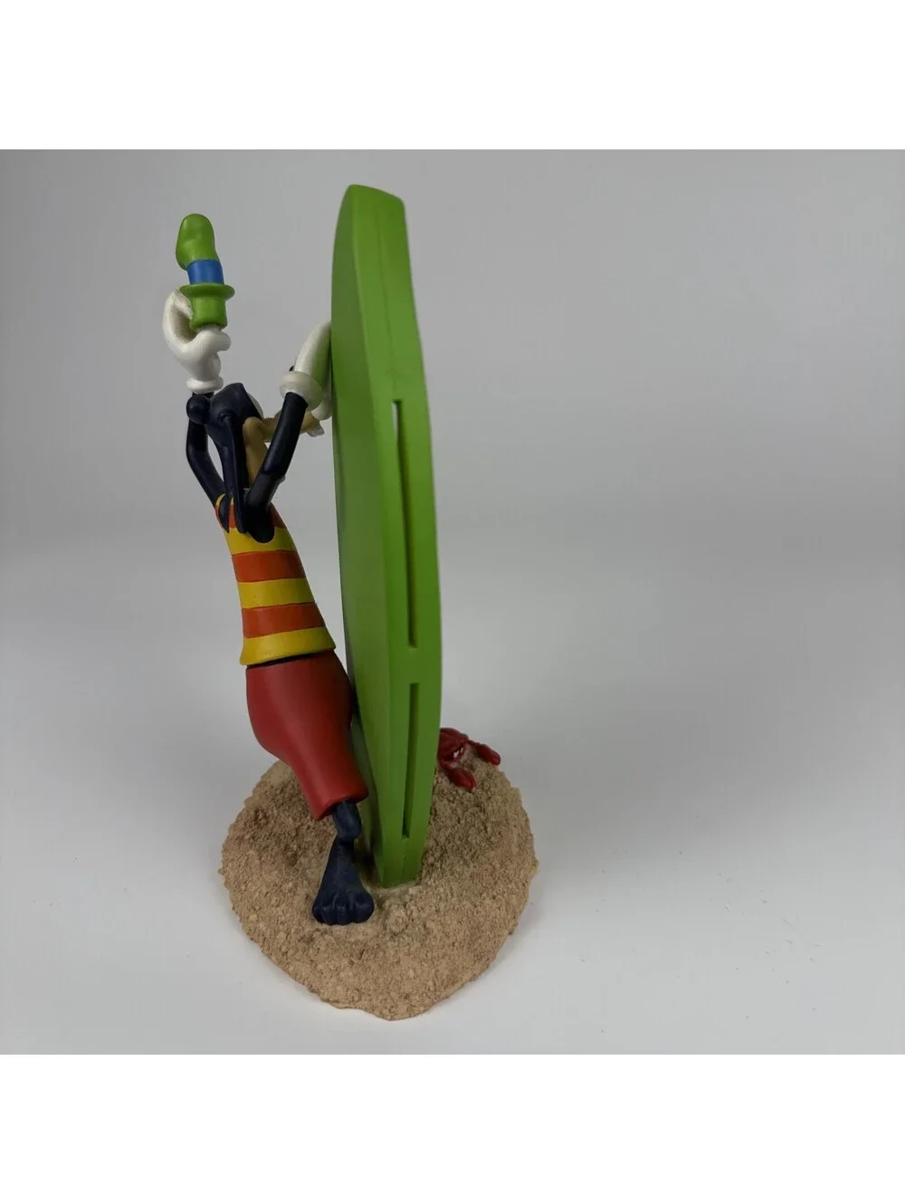 Disney Store Surfer Goofy Photo Frame 3D Figurine Surfboard Vintage Disney